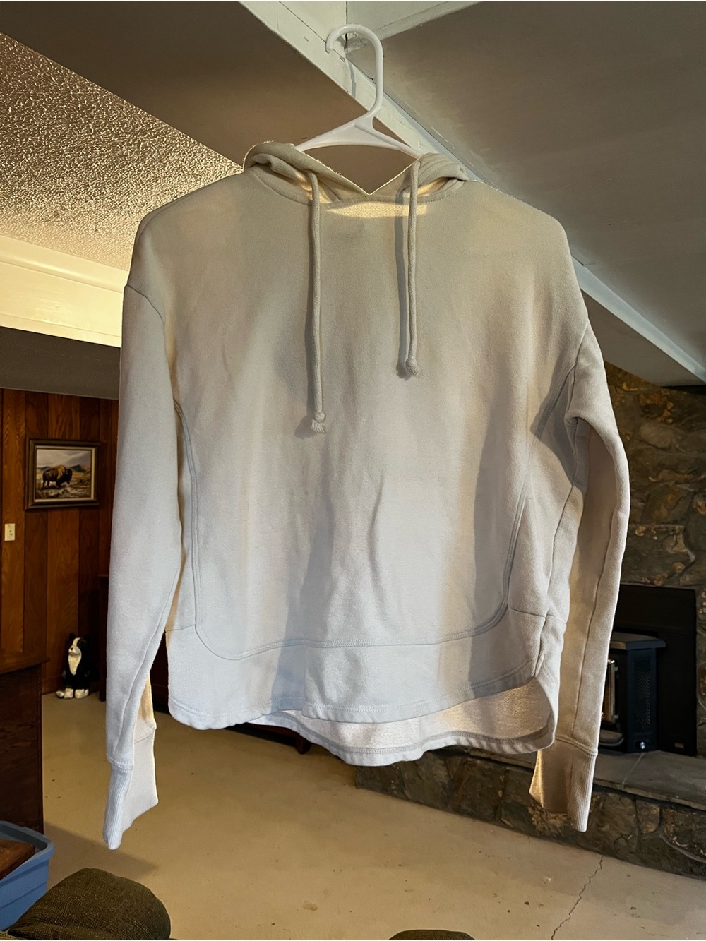 Universal Thread Men's Cream Pullover Hoodie